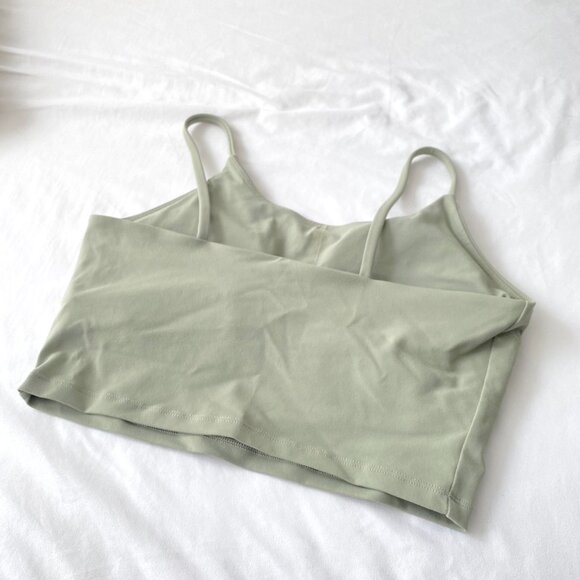Light Green Padded Workout Tank - Picture 2 of 2